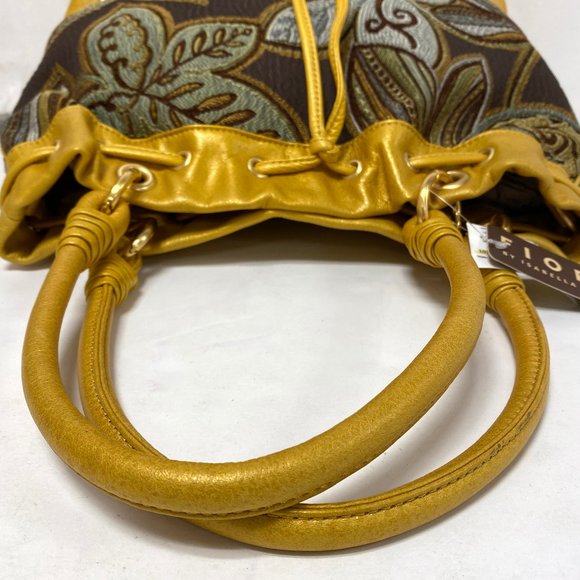 Fiore by Isabella Fiore Gold Corduroy Bag - Picture 4 of 11